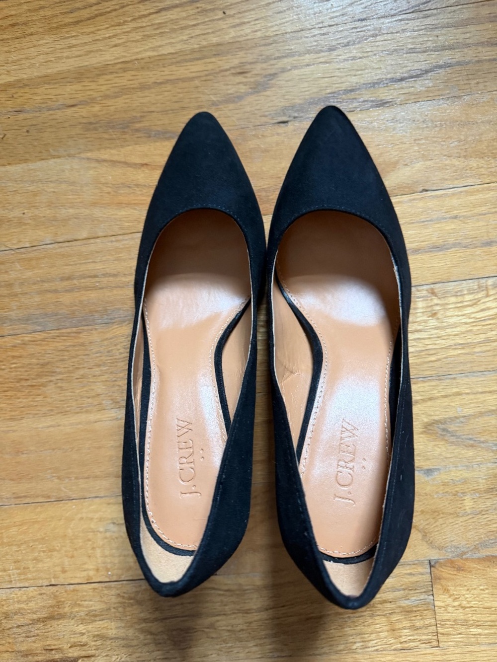 J. Crew black heels - new, never worn - 7